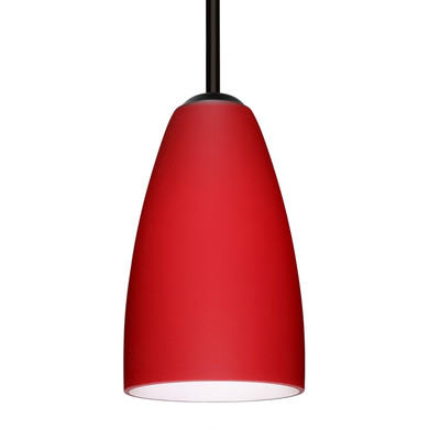 Mini Pendants Glass Down by Besa ( 74 | 1TT-1511RM-BK Besa Riva 9 Pendant ) 