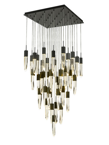 Large Chandeliers Glass Shade by Avenue Lighting ( 192 | HF1903-41-AP-BK Aspen ) 
