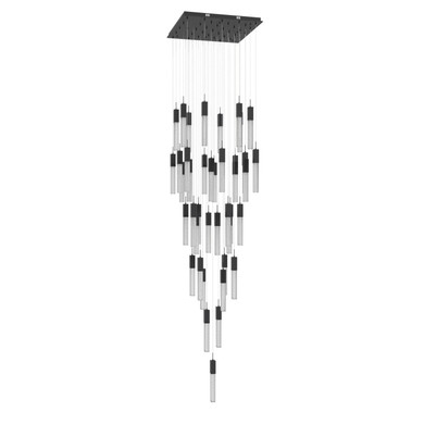 Mid. Chandeliers Multi-Port/Cascade by Avenue Lighting ( 192 | HF1903-41-BOA-BK Boa ) 