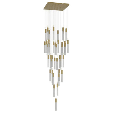 Mid. Chandeliers Multi-Port/Cascade by Avenue Lighting ( 192 | HF1903-41-GL-BB-SNW The Original Glacier ) 