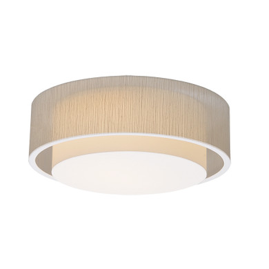 Flush Mounts Drum Shade by AFX Lighting ( 162 | SAF1824LAJUD-JT Sanibel ) 