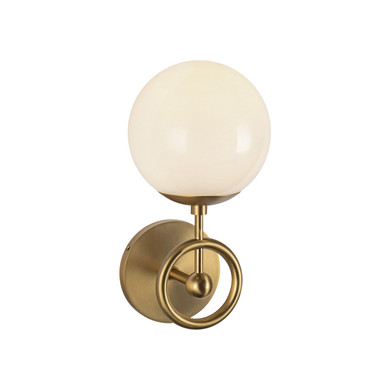 Sconces Single Glass by Alora ( 452 | WV407306BGGO Fiore ) 