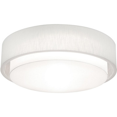 Flush Mounts Drum Shade by AFX Lighting ( 162 | SAF3244L5AJUD-LW-MS Sanibel ) 