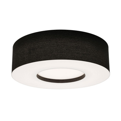 Flush Mounts Drum Shade by AFX Lighting ( 162 | MCF2432MB-BK Montclair ) 