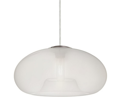 Pendants Glass Down by Besa ( 74 | 1JT-BANA15FR-SN Besa Bana 15 Pendant ) 