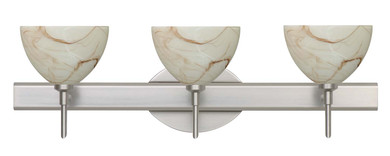 Bathroom Fixtures Three Lights by Besa ( 74 | 3SW-467983-SN Brella ) 