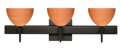 Bathroom Fixtures Three Lights by Besa ( 74 | 3SW-4679CH-BR-SQ Brella ) 
