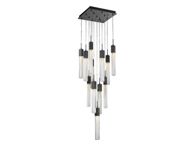 Large Chandeliers Glass Shade by Avenue Lighting ( 192 | HF1905-13-BOA-DBZ Boa ) 