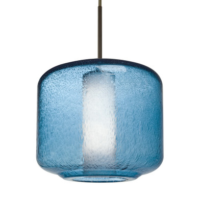 Mini Pendants Glass Down by Besa ( 74 | 1JT-NILES10BO-LED-BR Besa Niles 10 Pendant ) 