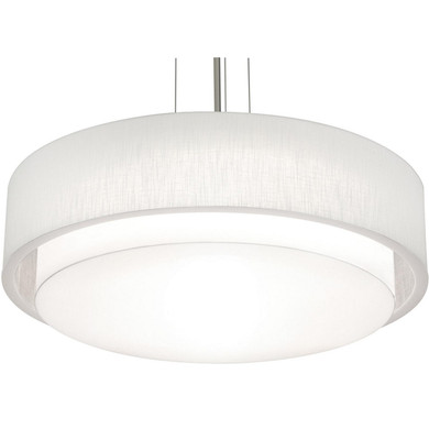 Mid. Chandeliers Drum Shade by AFX Lighting ( 162 | SAP3244MBSN-LW Sanibel ) 