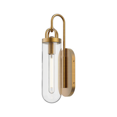 Sconces Single Glass by Alora ( 452 | WV461101AG Lancaster ) 