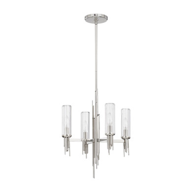 Mini Chandeliers Glass Shade by Alora ( 452 | CH335418PNCR Torres ) 