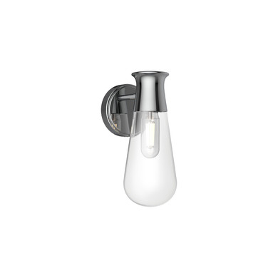 Sconces Single Glass by Alora ( 452 | WV464001CH Marcel ) 