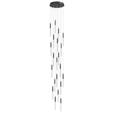 Mid. Chandeliers Multi-Port/Cascade by Avenue Lighting ( 192 | HF2021-BOA-BK Main St. ) 