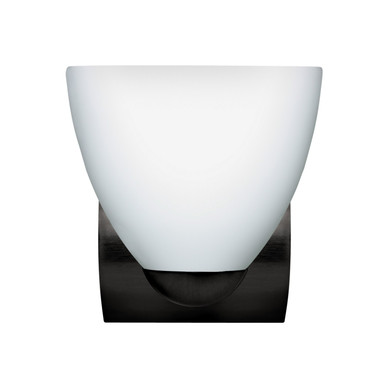 Sconces Single Glass by Besa ( 74 | 1WZ-757207-LED-BK Besa Sasha Mini Sconce ) 