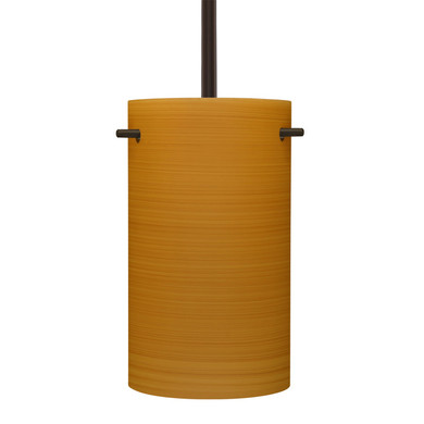 Mini Pendants Glass Down by Besa ( 74 | 1TT-4005OK-LED-BR Besa Tamburo 5 Stem Pendant ) 