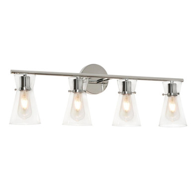 Bathroom Fixtures Four Lights by AFX Lighting ( 162 | AMDV3310MBPC Amanda ) 