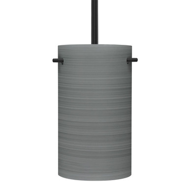 Mini Pendants Glass Down by Besa ( 74 | 1TT-4005TN-LED-BK Besa Tamburo 5 Stem Pendant ) 