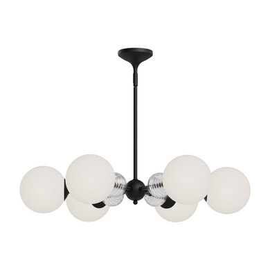 Mid. Chandeliers Glass Down by Alora ( 452 | CH415330MBOP Celia ) 
