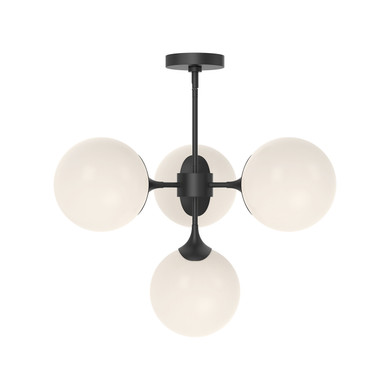 Mid. Chandeliers Glass Down by Alora ( 452 | CH505426MBOP Nouveau ) 