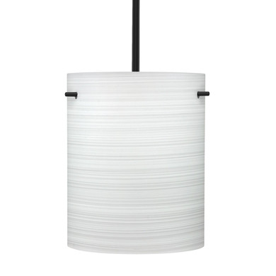 Mini Pendants Glass Down by Besa ( 74 | 1TT-4006KR-LED-BK Besa Tamburo 8 Stem Pendant ) 