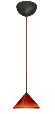 Mini Pendants Glass Down by Besa ( 74 | 1XC-117681-LED-BR Kona ) 