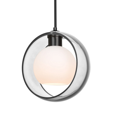 Mini Pendants Glass Down by Besa ( 74 | J-MANACL-LED-BK Besa Mana Pendant ) 