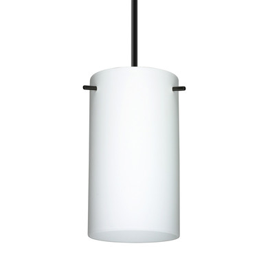 Mini Pendants Glass Down by Besa ( 74 | 1BT-440407-LED-BK Besa Stilo 7 Pendant ) 