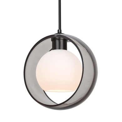 Mini Pendants Glass Down by Besa ( 74 | J-MANASM-BK Besa Mana Pendant ) 