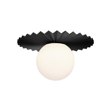 Flush Mounts Glass Down by Alora ( 452 | FM501212MBOP Plume ) 