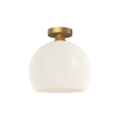 Flush Mounts Glass Down by Alora ( 452 | FM506312AGOP Castilla ) 