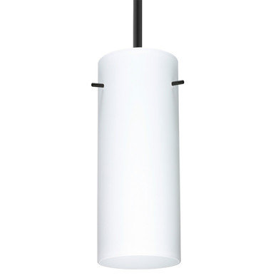 Mini Pendants Glass Down by Besa ( 74 | 1TT-412307-LED-BK Besa Stilo 10 Stem Pendant ) 