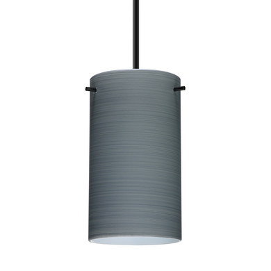 Mini Pendants Glass Down by Besa ( 74 | 1BT-4404TN-LED-BK Besa Stilo 7 Pendant ) 