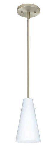 Mini Pendants Glass Down by Besa ( 74 | 1TT-412407-LED-SN Cierro ) 
