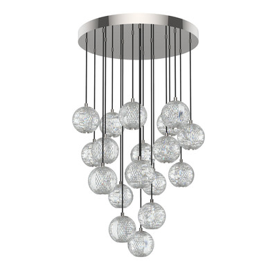 Large Chandeliers Glass Shade by Alora ( 452 | MP321218PN Marni ) 
