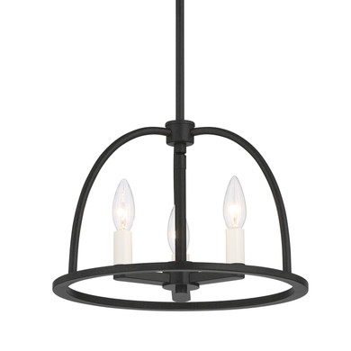 Mini Chandeliers Candle by Crystorama ( 60 | ABB-3003-BK Abbott ) 