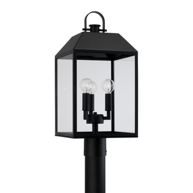 Exterior Post/Pier Head by Capital Lighting ( 65 | 953435BK Nelson ) 
