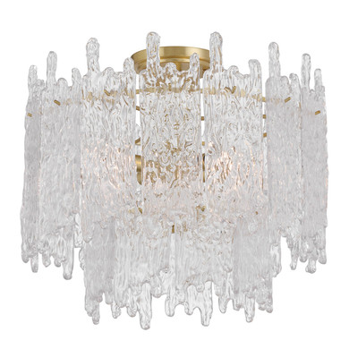 Semi-Flush Mts. Glass Down by Crystorama ( 60 | ACK-920-AG Ackerly ) 
