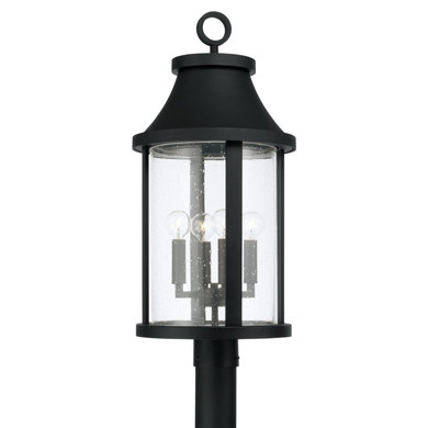 Exterior Post/Pier Head by Capital Lighting ( 65 | 953645BK Bridger ) 