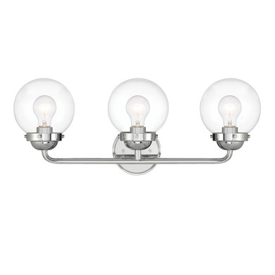 Bathroom Fixtures Three Lights by Designers Fountain ( 43 | 95903-CH Knoll ) 