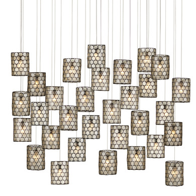 Linear/Island 4 Light + by Currey and Company ( 142 | 9000-1052 Regatta Collection ) 