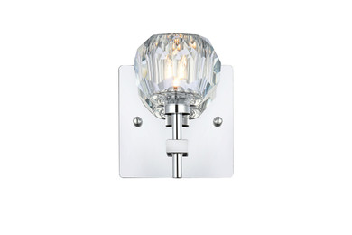 Sconces Single Glass by Elegant Lighting ( 173 | 3509W6C Graham ) 