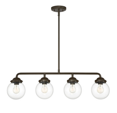 Linear/Island 4 Light + by Designers Fountain ( 43 | 95938-ORB Knoll ) 