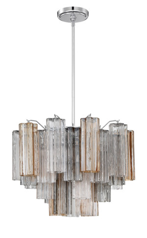 Mini Chandeliers Glass Shade by Crystorama ( 60 | ADD-306-CH-AU Addis ) 
