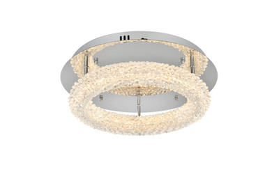 Flush Mounts Ring Shade/Halo by Elegant Lighting ( 173 | 3800F18C Bowen ) 