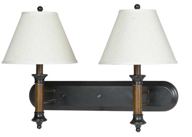Bathroom Fixtures Two Lights by Cal Lighting ( 225 | LA-60007W2L-2 Hotel ) 