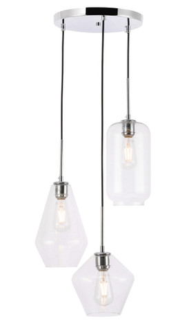 Mini Pendants 3 Light Cluster by Elegant Lighting ( 173 | LD2268C Gene ) 