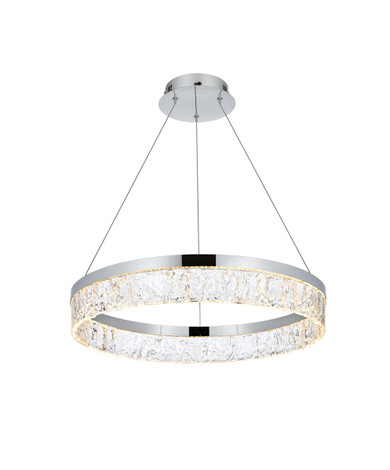 Mid. Chandeliers Ring/Halo by Elegant Lighting ( 173 | 2050D22C Linden ) 