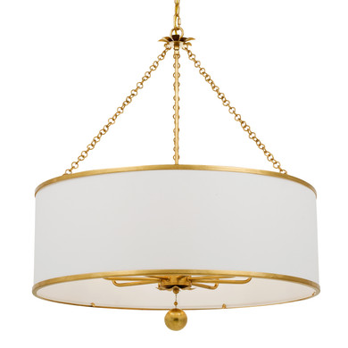 Mid. Chandeliers Drum Shade by Crystorama ( 60 | 515-GA Broche ) 