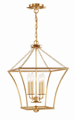 Foyer/Hall Lanterns Open Frame by Crystorama ( 60 | 516-GA Broche ) 